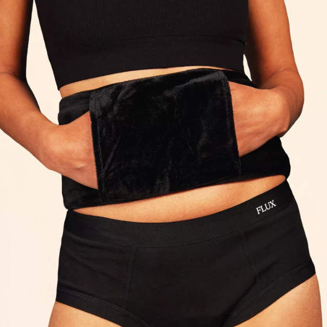 fluxies Wearable Hot Water Bottle for Period Cramps