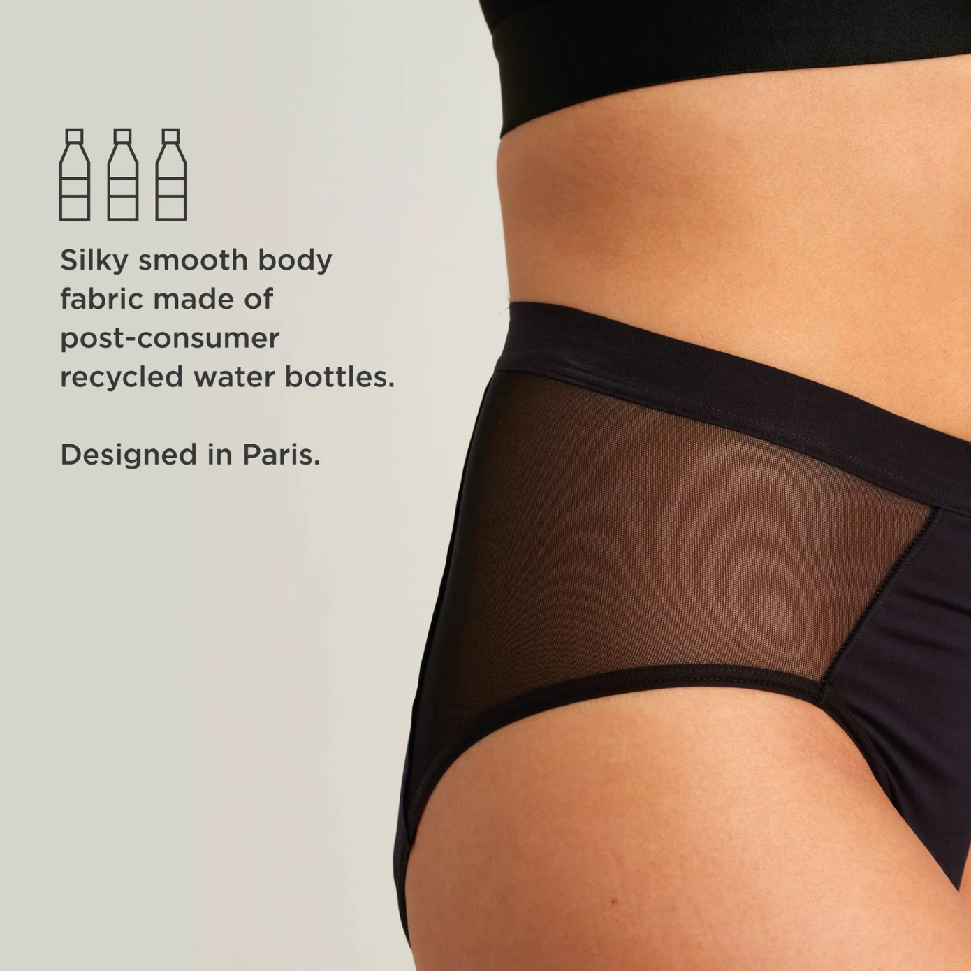 Saalt Leakproof French Cut High Waist (Heavy Absorbency)