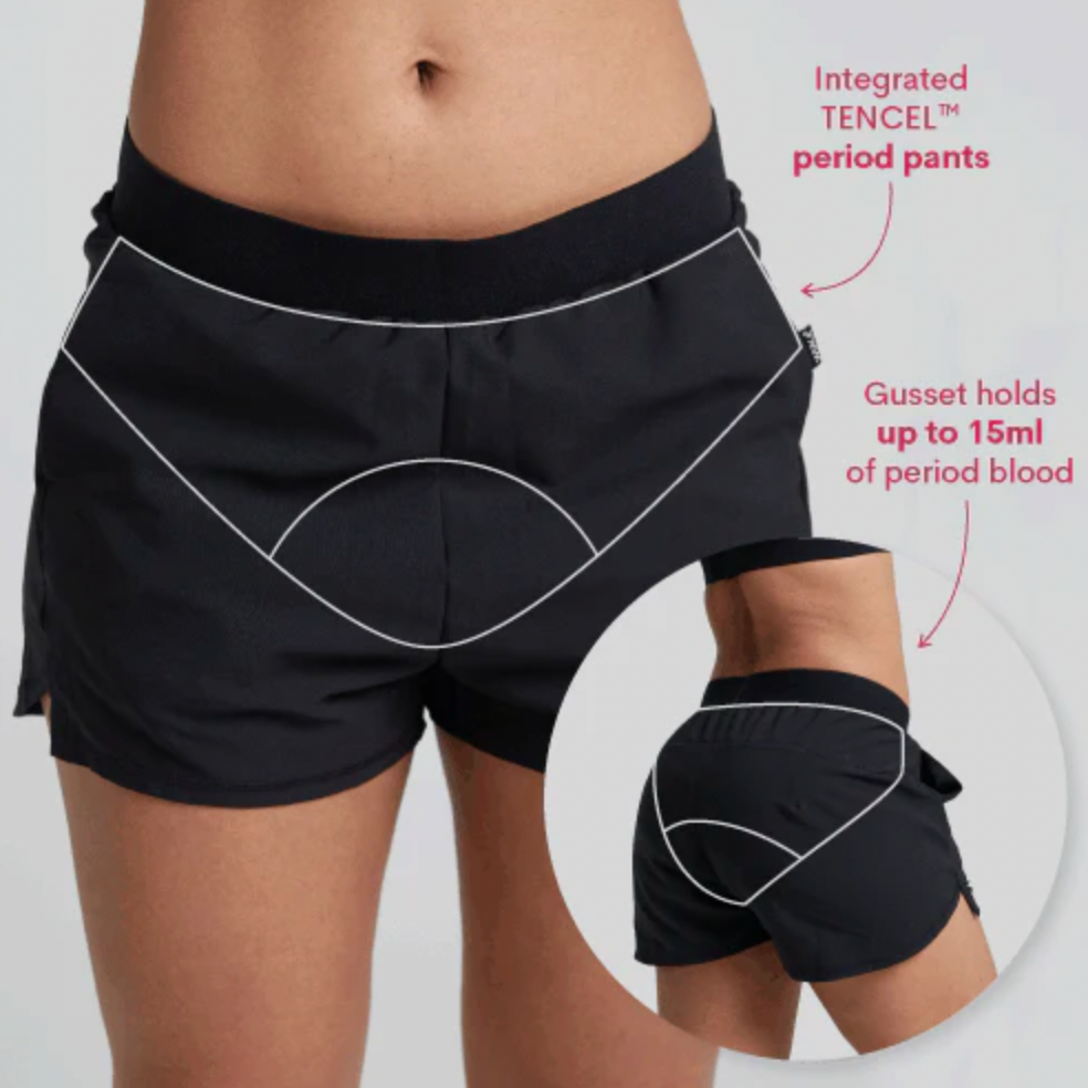 WUKA Period Sports Shorts (Medium Flow)