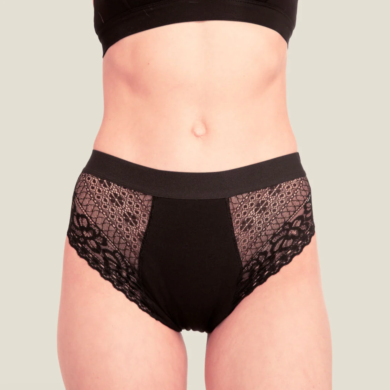 WUKA Ultimate™ Lace Hipster Brief (Medium Flow)