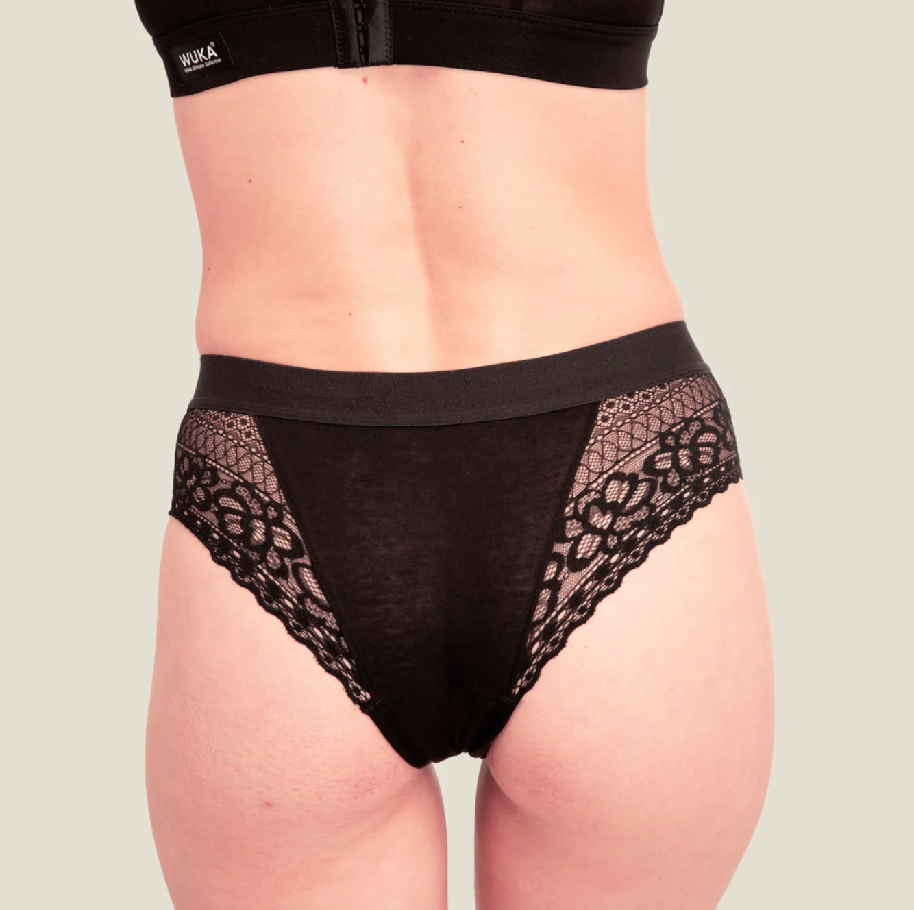 WUKA Ultimate™ Lace Hipster Brief (Medium Flow)